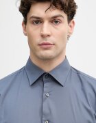 BOSS риза мъжка от памук с еластан H-HANK-kent-C1-214 синя 50469345
