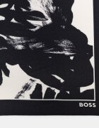 BOSS шал тип кърпа дамски от коприна Lainy черен 50536118