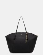BOSS шопинг чанта дамска от имитация на кожа SALLEY TOTE черна 50563298