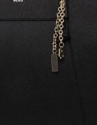 BOSS шопинг чанта дамска от имитация на кожа SALLEY TOTE черна 50563298