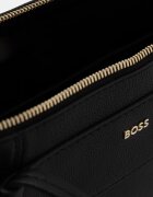 BOSS шопинг чанта дамска от имитация на кожа SALLEY TOTE черна 50563298