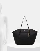 BOSS шопинг чанта дамска от имитация на кожа SALLEY TOTE черна 50563298