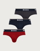 BOSS слипове мъжки от памук с еластан 3 броя червени 50554683