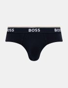 BOSS слипове мъжки от памук с еластан Brief 3 броя сини 50554683
