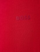 BOSS спортен панталон дамски от памук с еластан CI Pants червен с висока талия 50520148