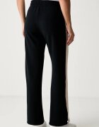 BOSS спортен панталон дамски с модал TONE_Pants черен с висока талия 50566103