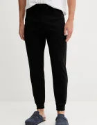 BOSS спортен панталон мъжки Waffle Pants Cuff черен 50535878