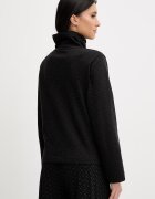 BOSS Суичър Monogram J. Jacket в черно с качулка с десен 50557296