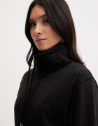 BOSS Суичър Monogram J. Jacket в черно с качулка с десен 50557296