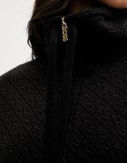 BOSS Суичър Monogram J. Jacket в черно с качулка с десен 50557296