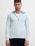 BOSS суичър с цип и качулка мъжки от памук с еластан Mix&Match Jacket H син 50515313