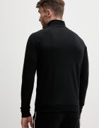 BOSS суичър с цип мъжки от памук Authentic Jacket Z черен 50554779