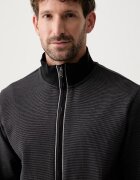 BOSS суичър с цип мъжки от памук H-Shepherd черен 50565602