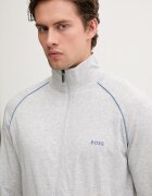 BOSS суичър с цип мъжки от памук с еластан Mix&Match Jacket Z сив 50515307
