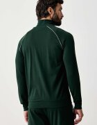 BOSS суичър с цип мъжки от памук с еластан Mix&Match Jacket Z зелен 50515307
