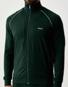 BOSS суичър с цип мъжки от памук с еластан Mix&Match Jacket Z зелен 50515307