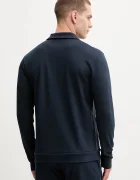 BOSS Суичър Tracksuit 1/4 Jacket мъжки в тъмносиньо с меланжов десен 50545583