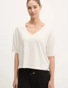 BOSS Тениска CP Stripe T-Shirt в бяло 50535723