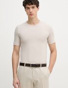 BOSS тениска мъжка от памук TShirtRN 3P Classic 3 броя бежова 50532468