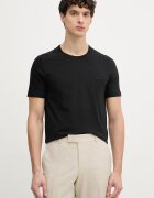 BOSS тениска мъжка от памук TShirtRN 3P Classic 3 броя бежова 50532468