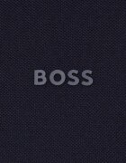BOSS тениска с яка мъжка от памук Parlay 147 тъмносиня 50467113