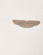 BOSS тениска с яка мъжка от памук x Aston Martin бяла 50575003