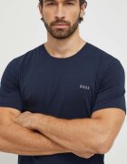 BOSS Тениска в тъмносиньо с изчистен дизайн 50515391