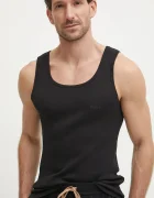 BOSS топ мъжки от памук TankTop3P RibClassic 3 броя черен 50542132
