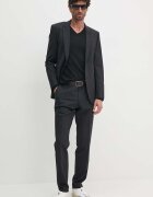 BOSS Вълнен пуловер мъжки в зелено от лека материя 50468261