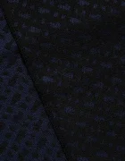 BOSS Вълнен шал Naster_M_35*190 мъжки в тъмносиньо с десен 50549851