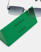 Bottega Veneta Слънчеви очила в сребристо BV1126S