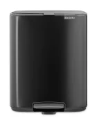 Brabantia Кошче за боклук Bo 12 L в черно 238000