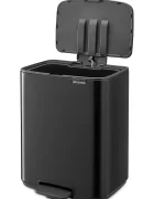 Brabantia Кошче за боклук Bo 12 L в черно 238000