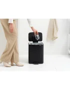Brabantia Кошче за боклук Bo 12 L в черно 238000