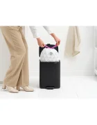 Brabantia Кошче за боклук Bo 12 L в черно 238000