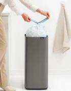 Brabantia Кошче за боклук Bo Touch 30 L в сиво