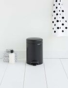 Brabantia Кошче за боклук NewIcon 3 L в черно