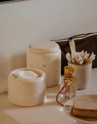 Broste Copenhagen контейнер за баня от мрамор 10 x 8 cm 70410023