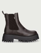 Buffalo боти челси с платформа дамски Aspen Chelsea Warm кафяви 18598-BRN