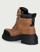 Buffalo боти дамски Jack Lace Up Mid кафяви 18334-BEB