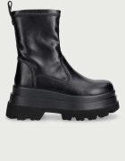 Buffalo боти с платформа дамски Jupiter Sock Boot черни 1270135-BLK