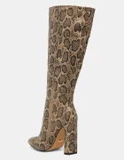 Buffalo Ботуши July Boot Hi в бежово с дебел ток 1292056-SNA