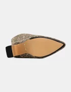 Buffalo Ботуши July Boot Hi в бежово с дебел ток 1292056-SNA