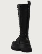 Buffalo ботуши под коляното дамски Jupiter Lace Up Hi черни 10405-BLK