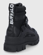 Buffalo Кубинки дамски в черно с платформа с изолация