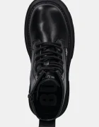 Buffalo Кубинки Mave Lace Up в черно с платформа 1622616-BLK