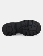 Buffalo Кубинки Mave Lace Up в черно с платформа 1622616-BLK
