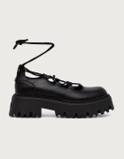 Buffalo половинки обувки дамски Aspen Ghillie черни 16439-BLK