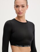 CALVIN KLEIN блуза с дълги ръкави дамска черна LV00Q61128