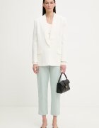 CALVIN KLEIN блуза с дълги ръкави дамска от модал бежова LV044D235G